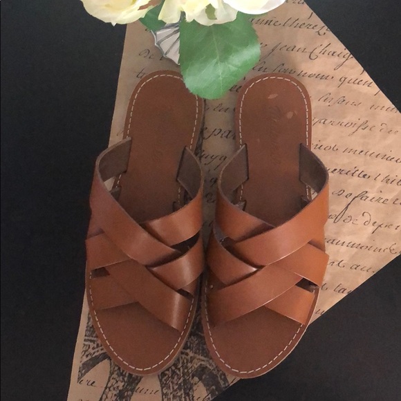 Madewell Shoes - Madewell Boardwalk Woven Slide Sandal
